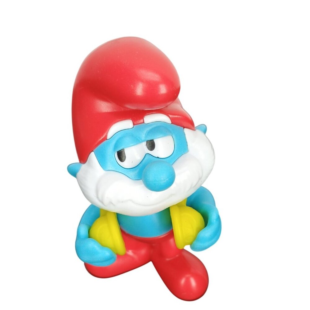 Papa Smurf Burger King Toy Figurine - The Smurfs Movie 2025 Collectible - Red Ha